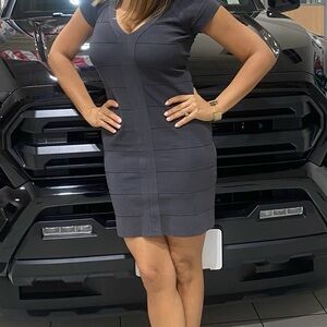 Express Charcoal Mini Dress